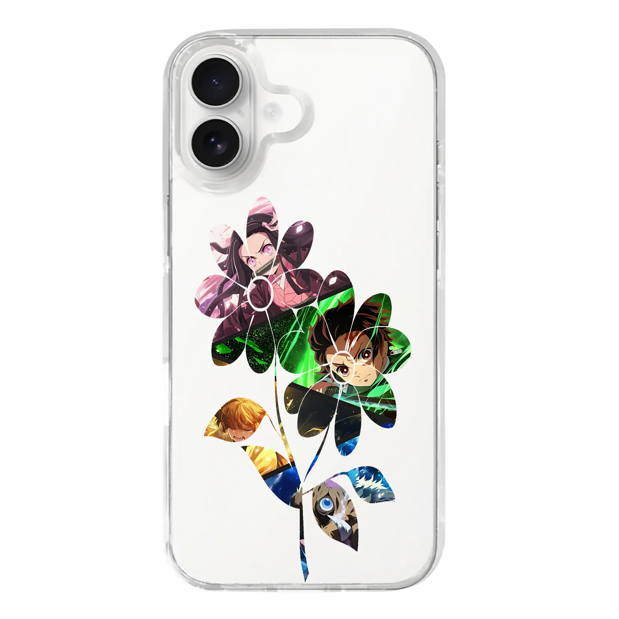 鬼滅の刃 グッズ,竈門 炭治郎 - iPhone 17シリーズ 透明スマホケース – 薄型・耐衝撃・精密フィット保護カバー